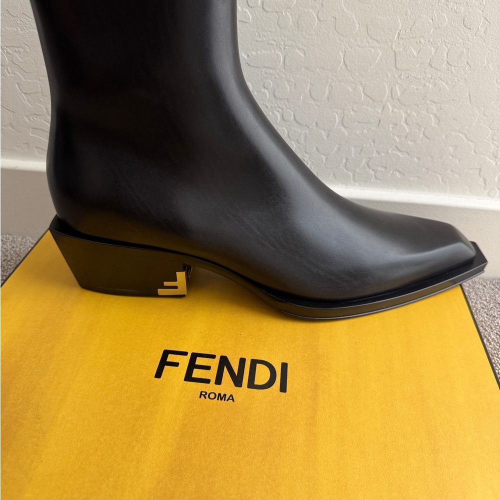 Brand new with tags Fendi Black Leather Boots
